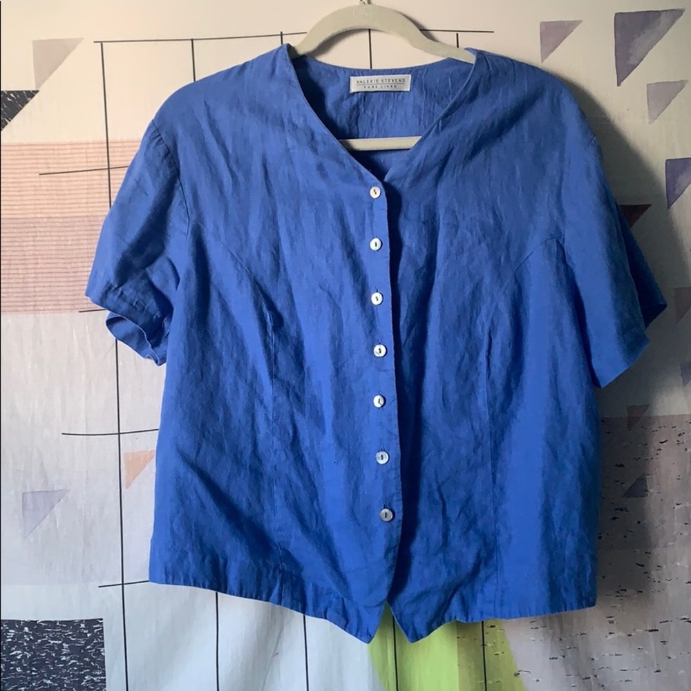 linen button up top
